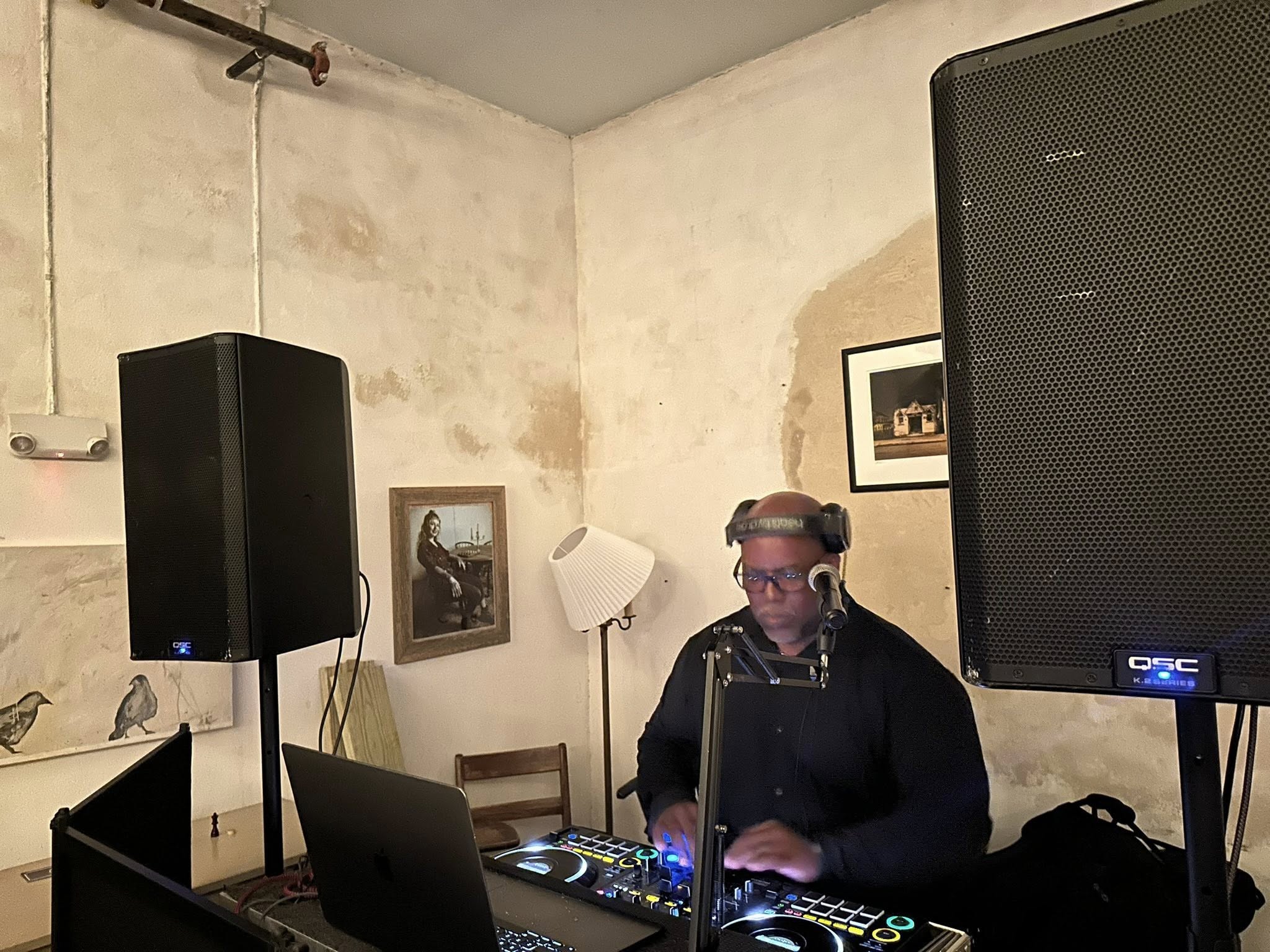 C Hosey Productions DJ setup at a live event