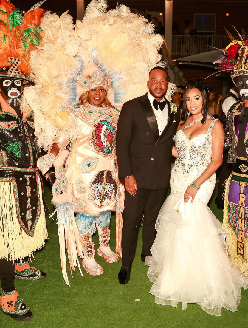 Zulu Tramps second line at a wedding reception